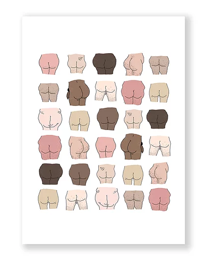 Butts - A6 kaartje enkel