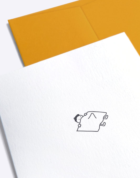 Can't stop thinking about you - A6 kaartje dubbel