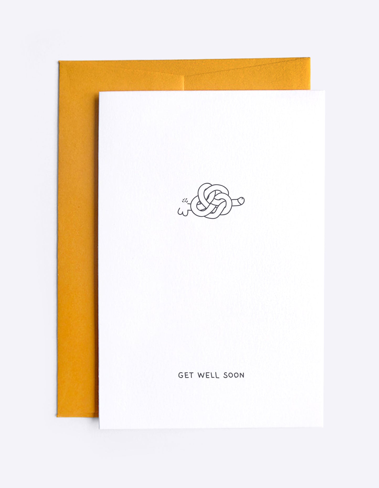 Get well soon - A6 kaartje dubbel