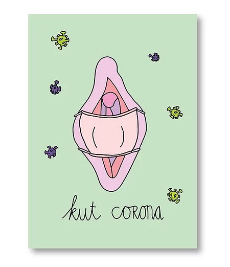 Kut Corona - A6 kaartje enkel